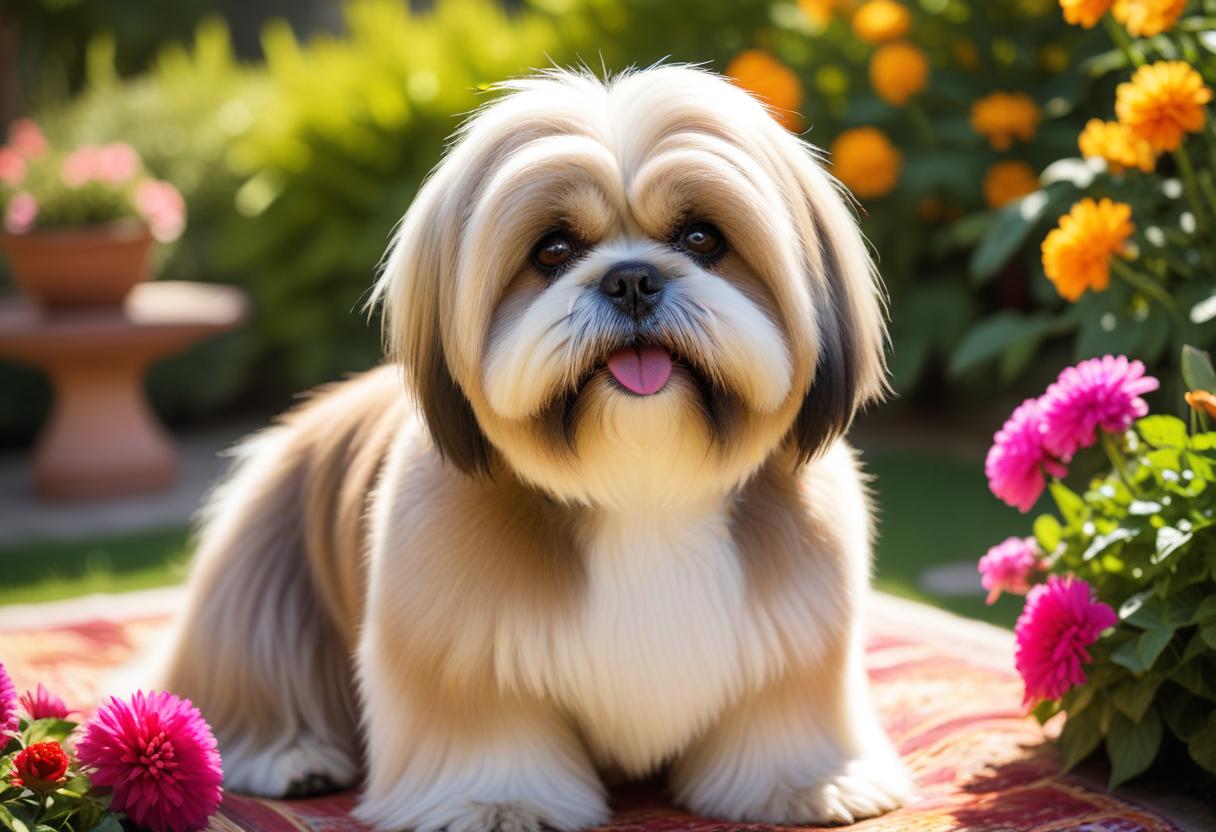 Lhasa apso kortklippt – sötare hundar får man leta efter! illustration