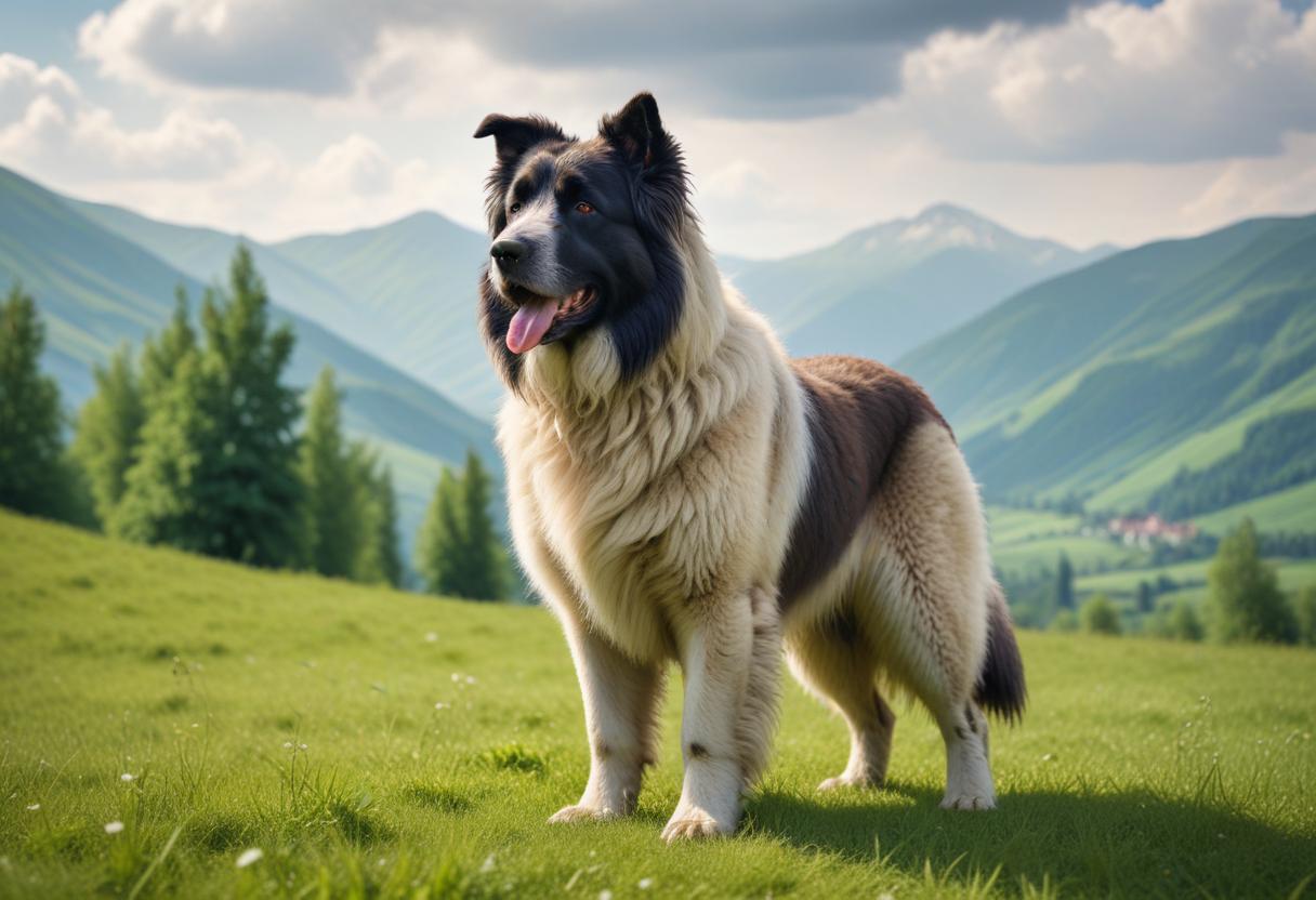 Upptäck den fantastiska rumänska herdehunden idag! illustration