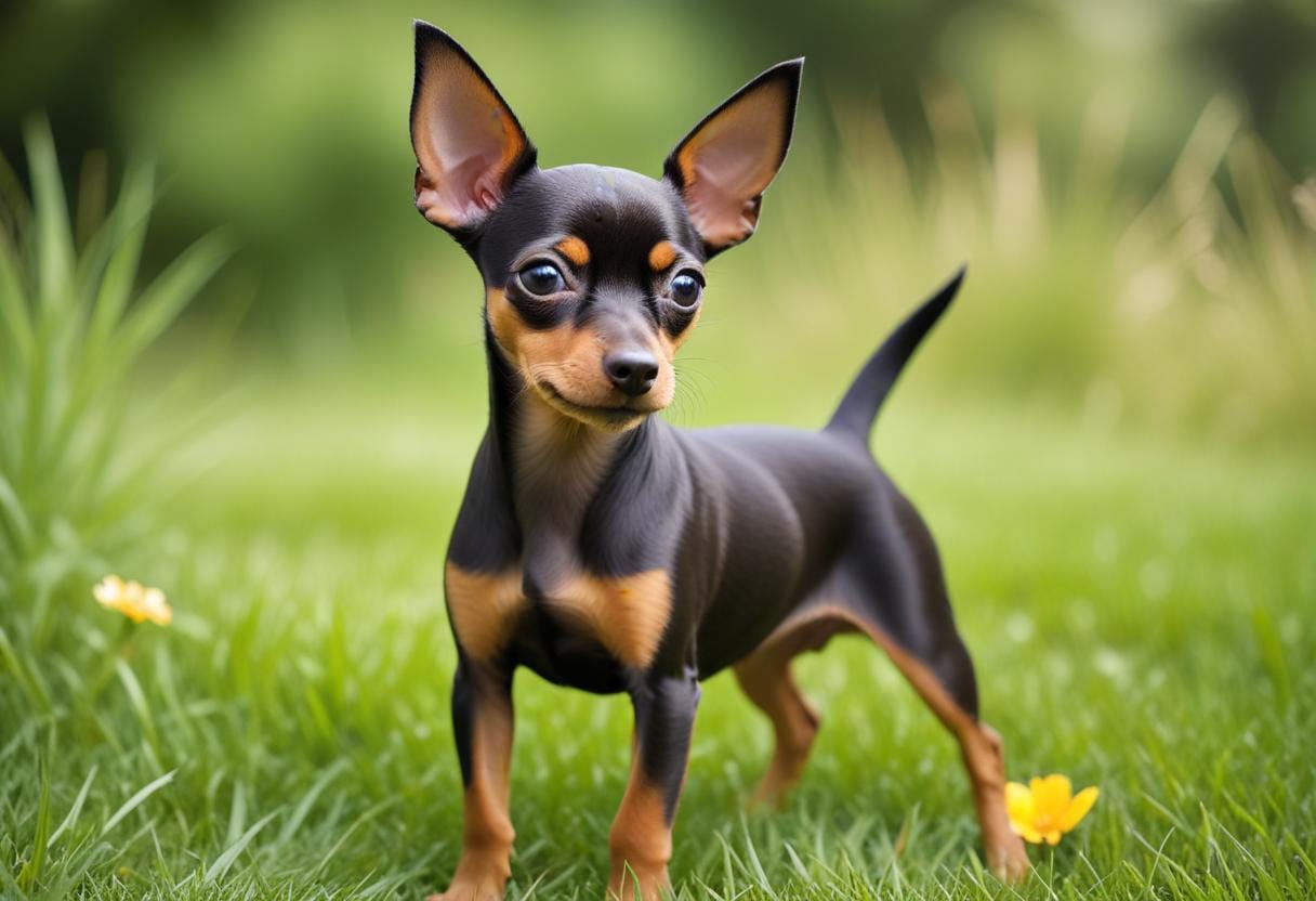 English toy terrier – en charmig liten sällskapsvän illustration