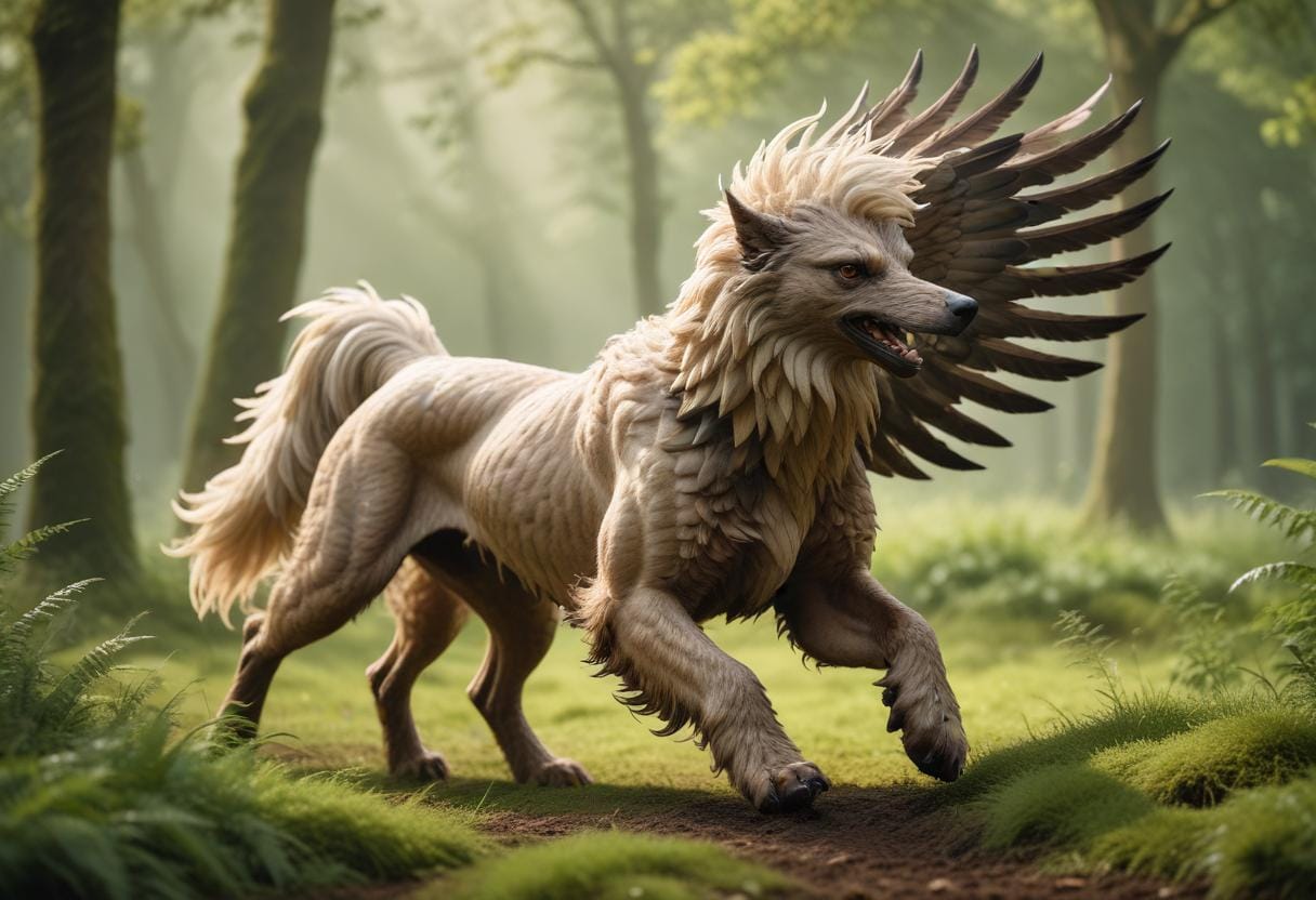 Upptäck grand griffon vendéen – din nya äventyrskompis! illustration