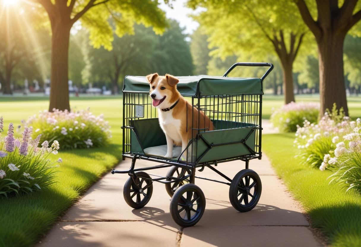 Hitta den perfekta burvagnen för din hund! illustration