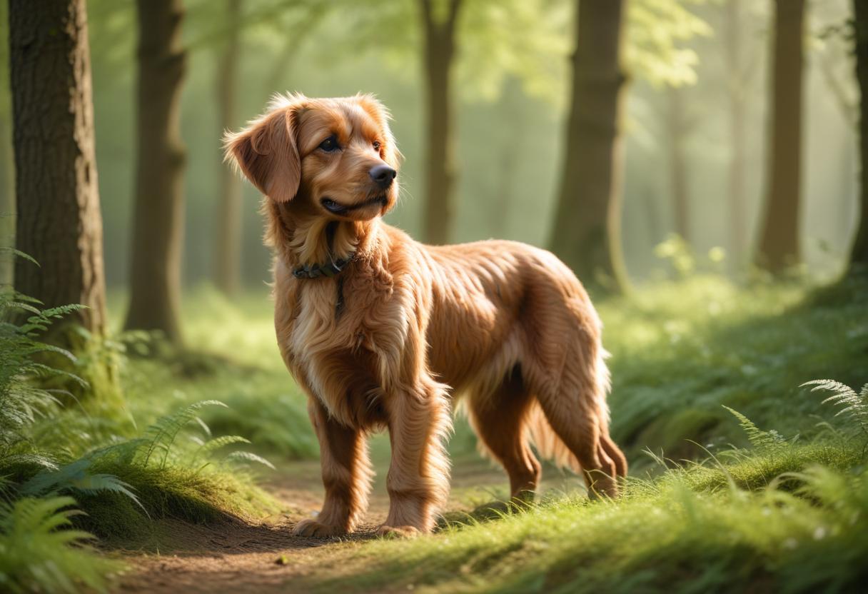 Griffon fauve de bretagne – en charmig jakthund med stor personlighet illustration