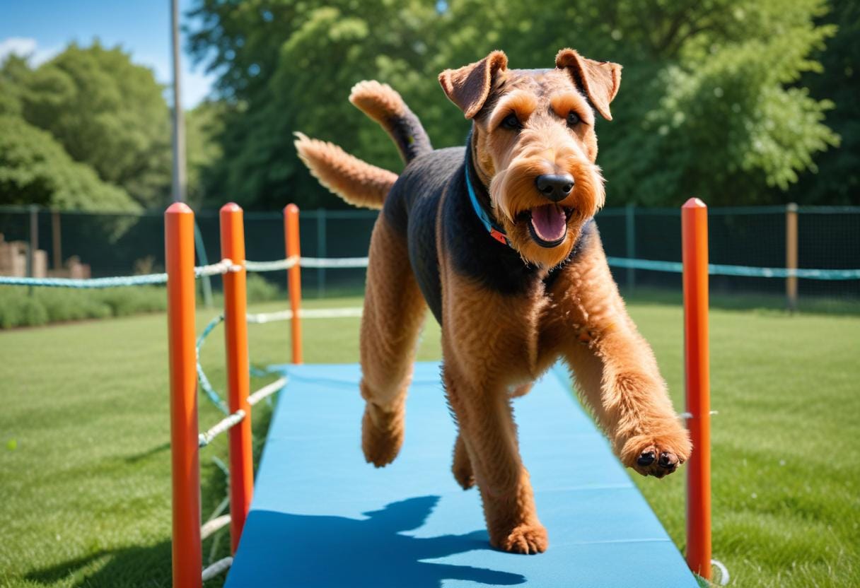 Airedaleterrier – en energisk vän med stor personlighet illustration