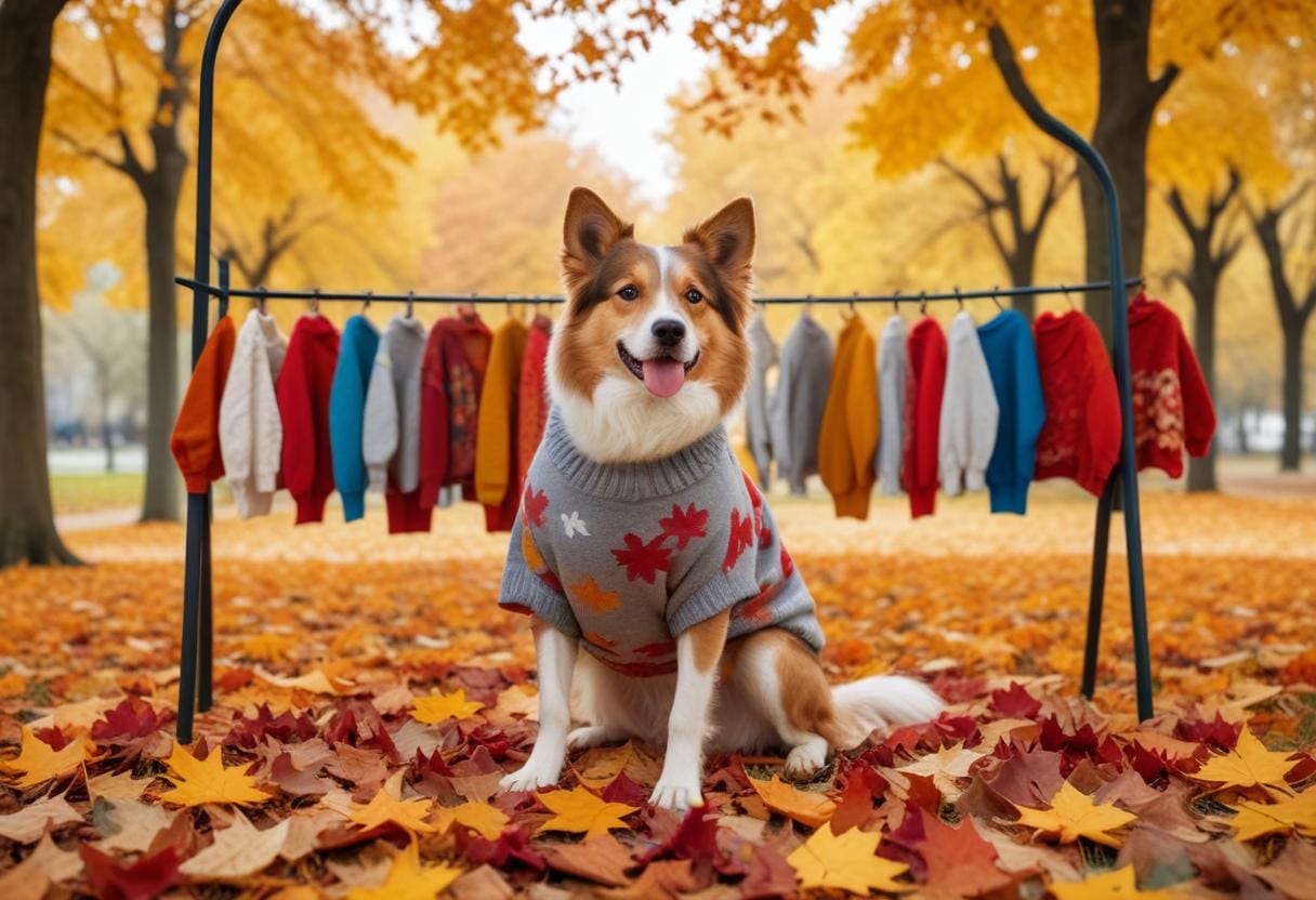 Hundtröjor som gör din hund både stilig och varm illustration