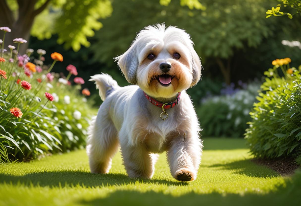Dandie dinmont terrier – en charmig liten följeslagare illustration