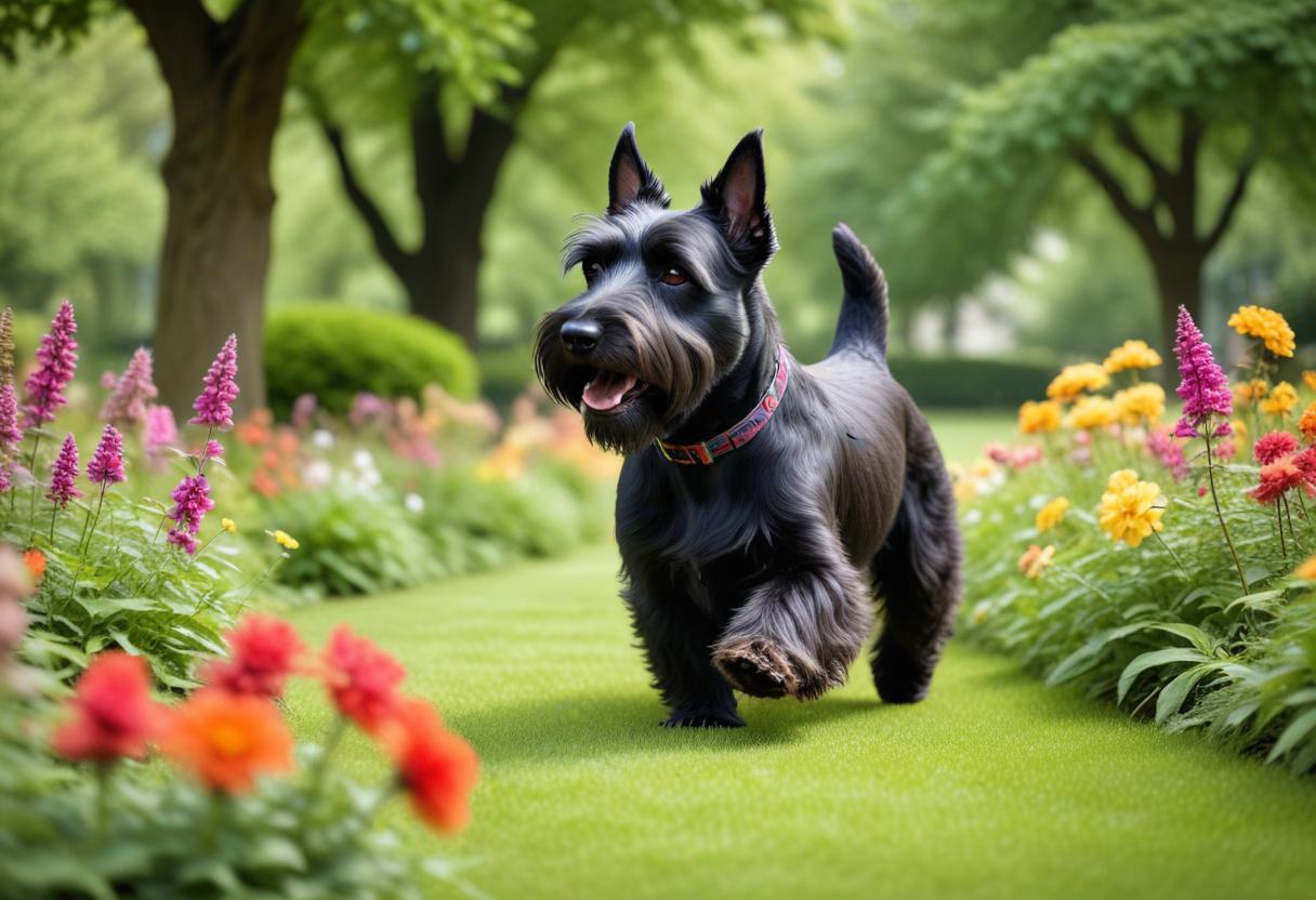 Skotsk terrier – charmig liten badass med stil! illustration