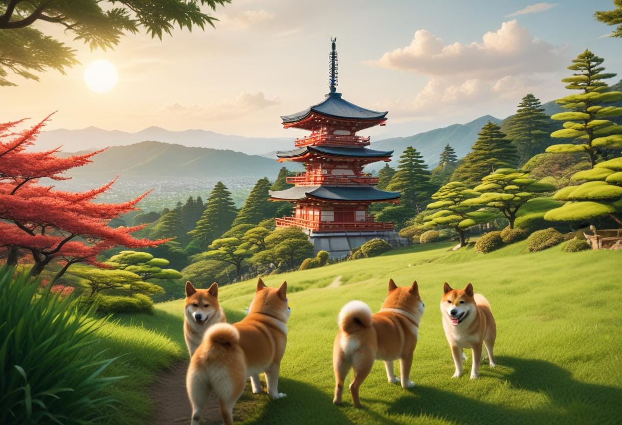 Upptäck den fascinerande världen av asiatiska hundraser! illustration