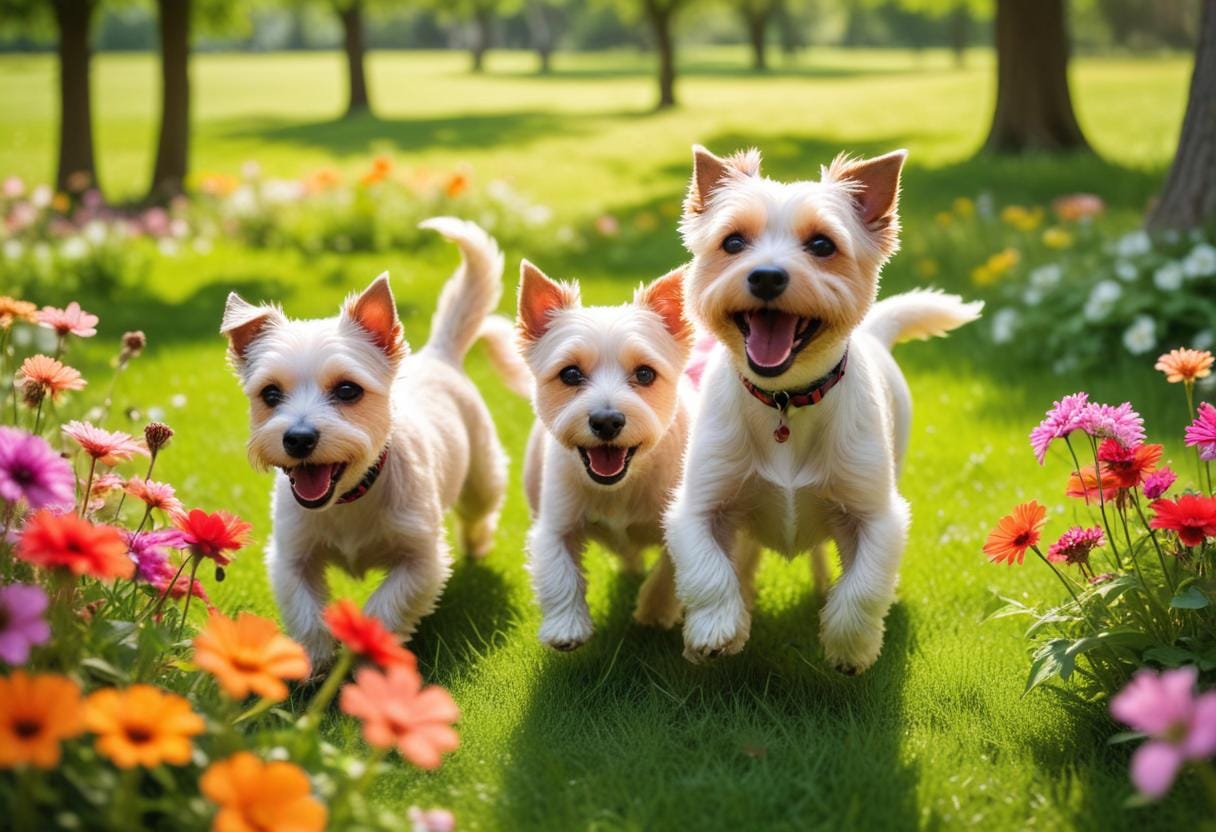 Liten terrier hund – en fantastisk vän för alla! illustration