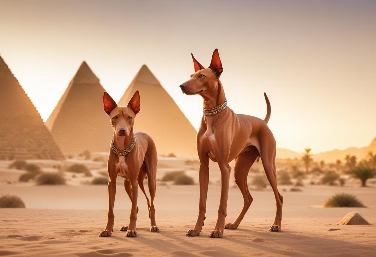 Upptäck den fantastiska egyptiska hundrasen – en historia att älska! illustration