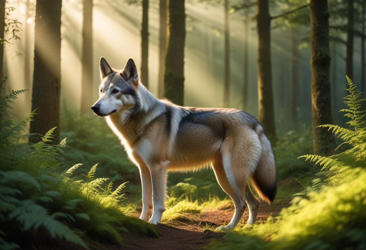 Saarloos wolfhond – en helt unik hundras att älska illustration