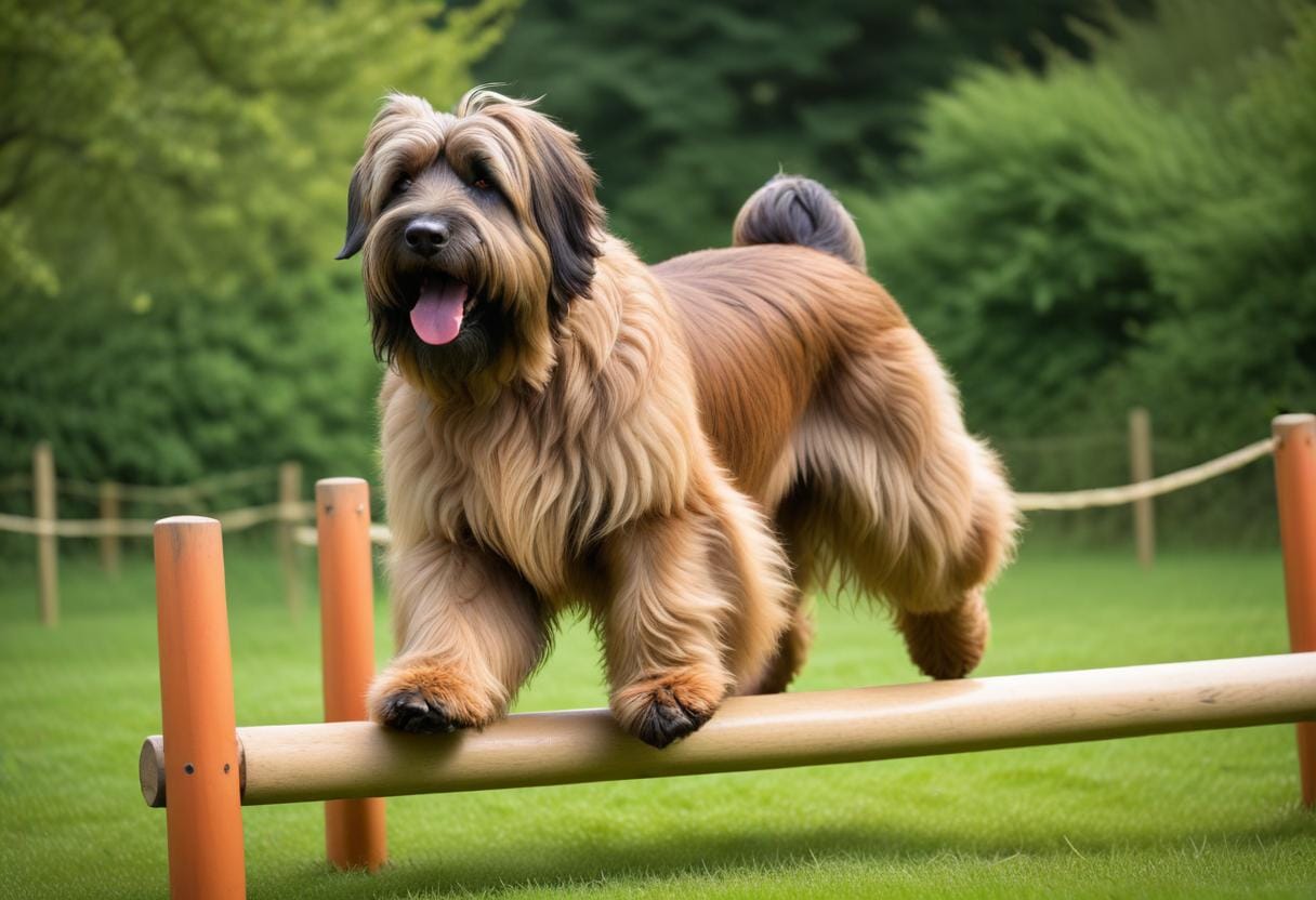 Briard – en trogen och glad följeslagare illustration
